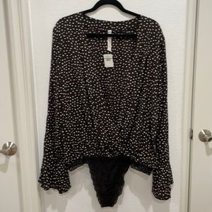 Free People Blouse/Body Suit